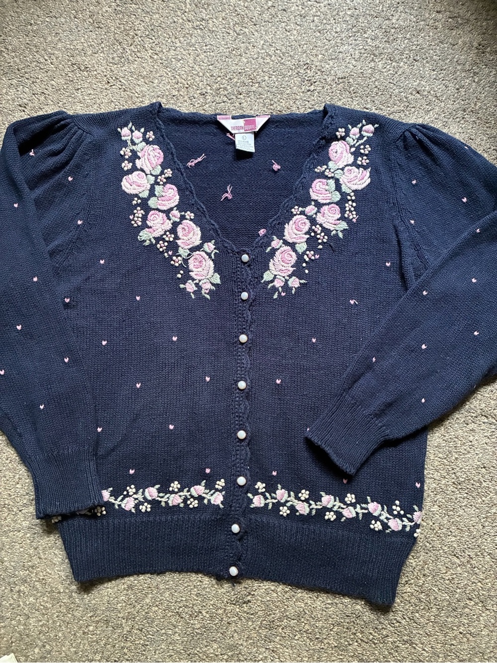 Vintage Grannycore Sweater (L)